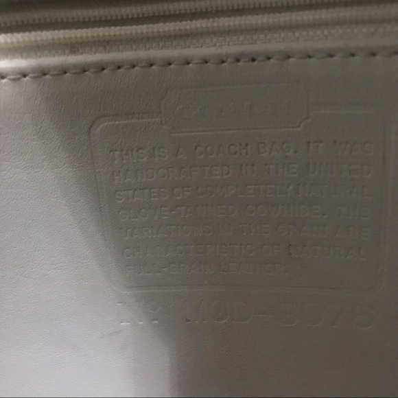 Coach White Leather Bag - Picture 12 of 12